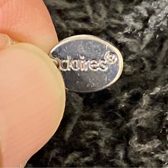 Claire’s Gun Metal Bar Bib Necklace - Picture 7 of 8